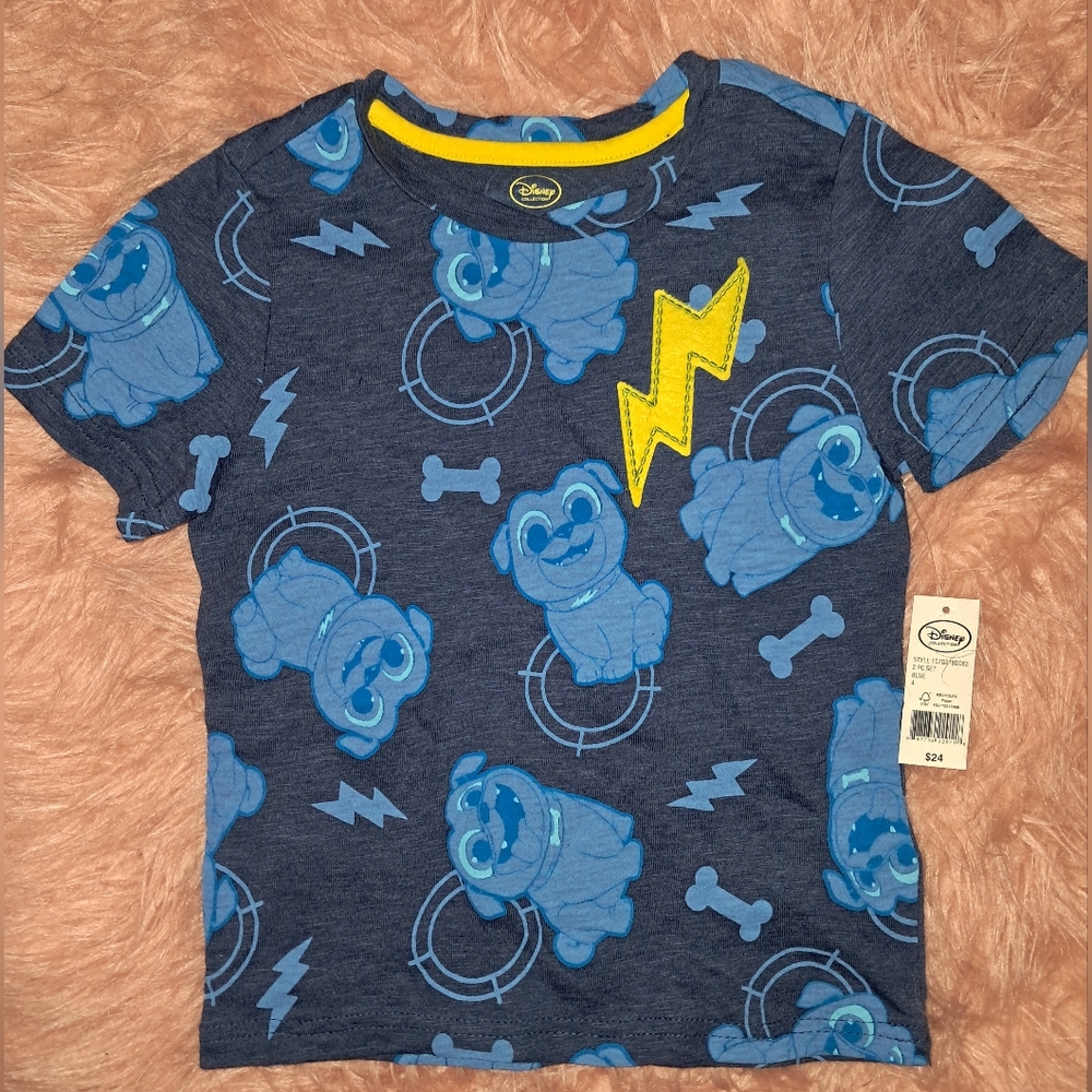 Disney Bingo Puppy Dog Pals Kids Blue T-Shirt